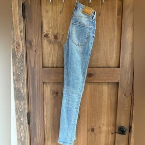 DENIM FORUM LOLA HIGH RISE SKINNY JEANS Size 24
